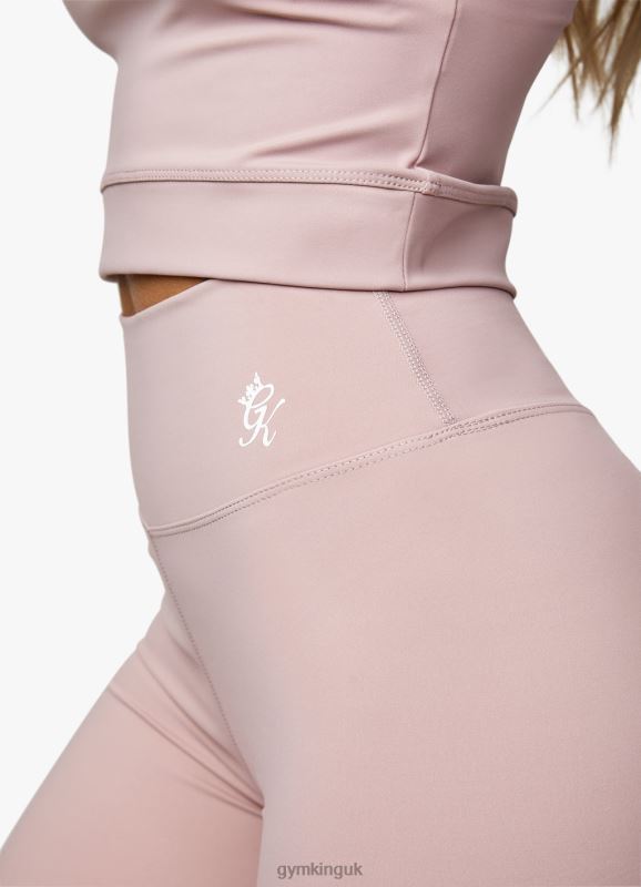 Gym King365 5 Inch Short Pink Meringue Women Clothing J2PFB509 - Image 3