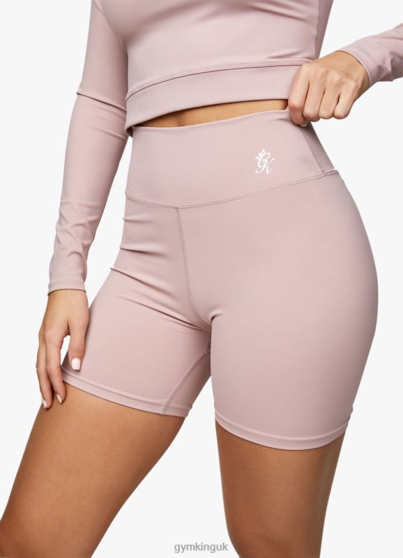 Gym King365 5 Inch Short Pink Meringue Women Clothing J2PFB509 - Image 4