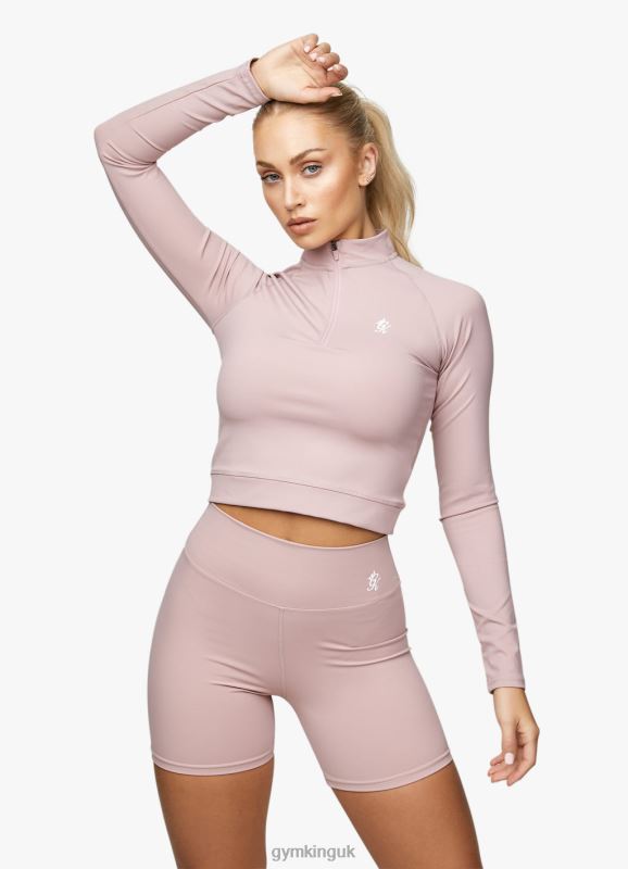 Gym King365 5 Inch Short Pink Meringue Women Clothing J2PFB509 - Image 7