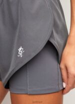 Gym King 2 In 1 Short Dark Grey Women Clothing J2PFB516 - Image 3