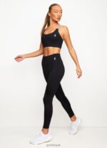 Gym King 2-In-1 Vest and Sports Bra Black Women Clothing J2PFB552 - Image 5