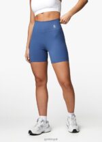 Gym King 365 5 Inch Short Blue Steel Women Clothing J2PFB498
