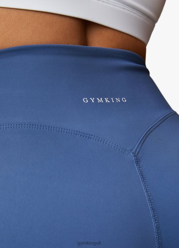 Gym King 365 5 Inch Short Blue Steel Women Clothing J2PFB498 - Image 4