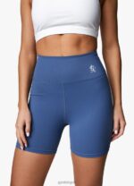 Gym King 365 5 Inch Short Blue Steel Women Clothing J2PFB498 - Image 5