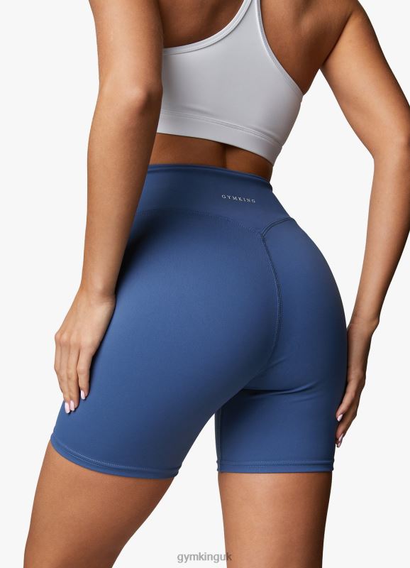Gym King 365 5 Inch Short Blue Steel Women Clothing J2PFB498 - Image 6