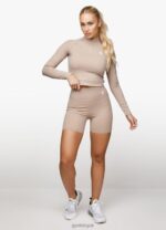 Gym King 365 5 Inch Short Frosted Mocha Women Clothing J2PFB503 - Image 7