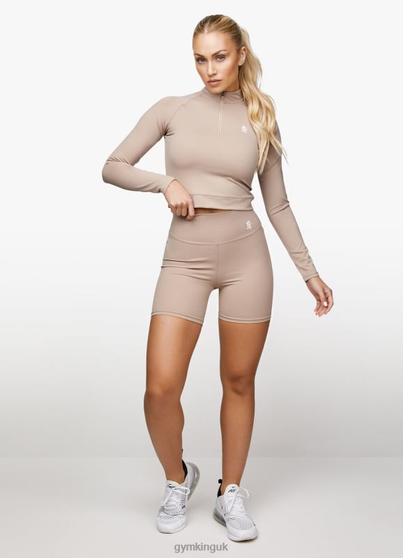 Gym King 365 5 Inch Short Frosted Mocha Women Clothing J2PFB503 - Image 7