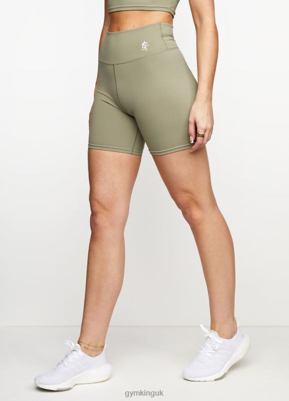 Gym King 365 5 Inch Short Pale Olive Women Clothing J2PFB504 - Image 1