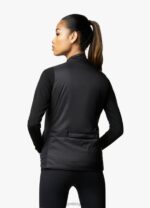 Gym King 365 Gilet Black Women Clothing J2PFB543 - Image 2