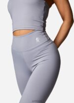 Gym King 365 Legging Lavender Grey Women Clothing J2PFB316 - Image 2