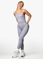 Gym King 365 Legging Lavender Grey Women Clothing J2PFB316 - Image 4
