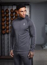 Gym King 365 Lightweight Training Hood Graphite Men Clothing J2PFB177