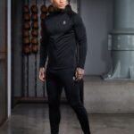 Gym King 365 Lightweight Training Tracksuit Black Men Clothing J2PFB235