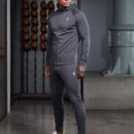 Gym King 365 Lightweight Training Tracksuit Graphite Men Clothing J2PFB234