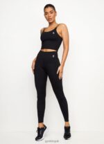 Gym King 365 Long Line Tank Black Women Clothing J2PFB354 - Image 6