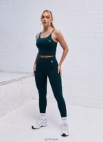 Gym King 365 Long Line Tank Pine Green Women Clothing J2PFB547 - Image 2