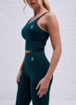 Gym King 365 Long Line Tank Pine Green Women Clothing J2PFB547 - Image 3