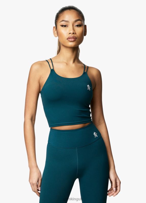 Gym King 365 Long Line Tank Pine Green Women Clothing J2PFB547 - Image 5