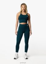 Gym King 365 Long Line Tank Pine Green Women Clothing J2PFB547 - Image 8