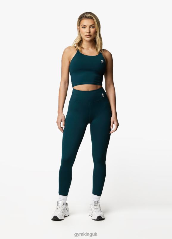 Gym King 365 Long Line Tank Pine Green Women Clothing J2PFB547 - Image 8