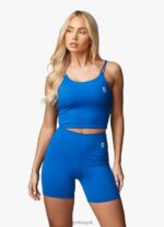 Gym King 365 Long Line Tank Royal Blue Women Clothing J2PFB542 - Image 5