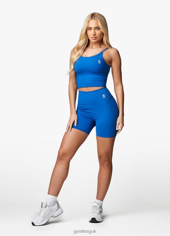 Gym King 365 Long Line Tank Royal Blue Women Clothing J2PFB542 - Image 9