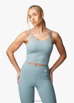 Gym King 365 Long Line Tank Sage Women Clothing J2PFB525 - Image 4