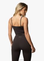 Gym King 365 Longline Tank Black Women Clothing J2PFB534 - Image 2