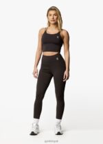 Gym King 365 Longline Tank Black Women Clothing J2PFB534 - Image 3