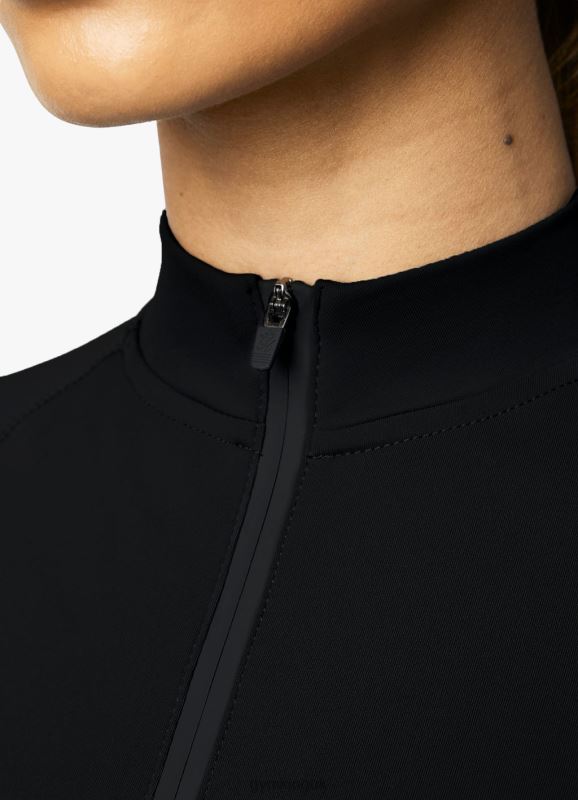 Gym King 365 LS 1/4 Zip Black Women Clothing J2PFB433 - Image 6