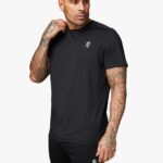 Gym King 365 Poly Tee Black Men Clothing J2PFB39