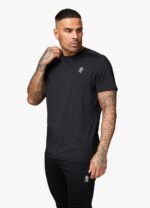 Gym King 365 Poly Tee Black Men Clothing J2PFB39