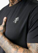 Gym King 365 Poly Tee Black Men Clothing J2PFB39 - Image 5