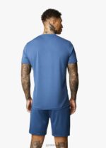 Gym King 365 Poly Tee Moonlight Blue Men Clothing J2PFB196 - Image 3