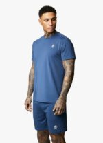 Gym King 365 Poly Tee Moonlight Blue Men Clothing J2PFB196 - Image 7