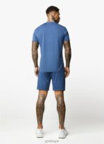Gym King 365 Poly Tee Moonlight Blue Men Clothing J2PFB196 - Image 8