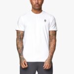 Gym King 365 Poly Tee White Men Clothing J2PFB38