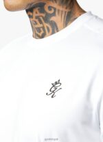 Gym King 365 Poly Tee White Men Clothing J2PFB38 - Image 4