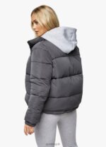 Gym King 365 Puffer Graphite Women Clothing J2PFB638 - Image 2