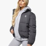 Gym King 365 Puffer Graphite Women Clothing J2PFB638