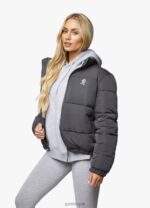 Gym King 365 Puffer Graphite Women Clothing J2PFB638