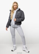 Gym King 365 Puffer Graphite Women Clothing J2PFB638 - Image 8