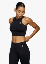 Gym King 365 Racer Tank Black Women Clothing J2PFB538 - Image 3