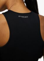 Gym King 365 Racer Tank Black Women Clothing J2PFB538 - Image 4