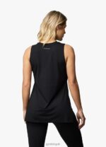 Gym King 365 Split Hem Vest Black Women Clothing J2PFB531 - Image 2