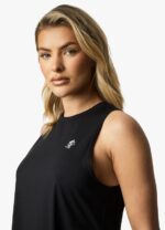 Gym King 365 Split Hem Vest Black Women Clothing J2PFB531 - Image 5