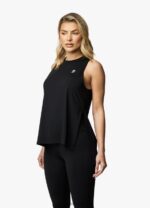 Gym King 365 Split Hem Vest Black Women Clothing J2PFB531 - Image 6
