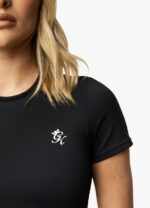 Gym King 365 SS Tee Black Women Clothing J2PFB422 - Image 6