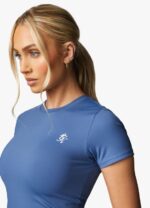 Gym King 365 Ss Tee Blue Steel Women Clothing J2PFB425 - Image 6