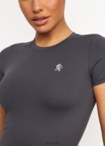 Gym King 365 Tee Graphite Women Clothing J2PFB439 - Image 3